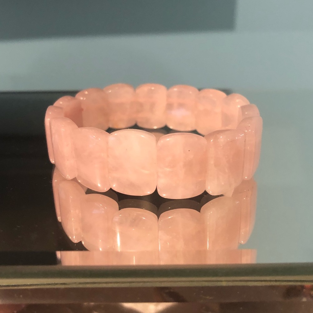 Rose quartz bracelet